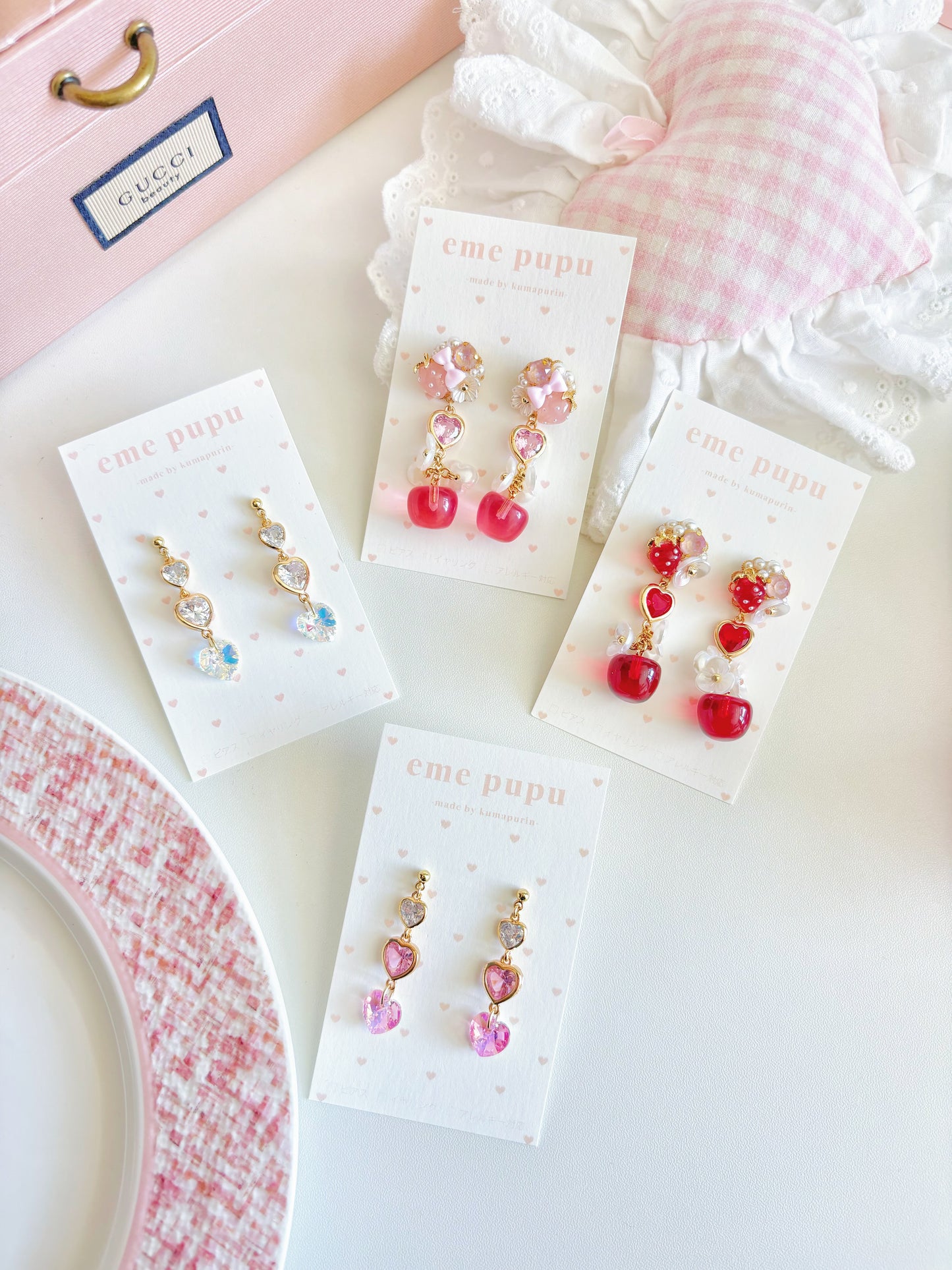 可愛小蘋果耳環