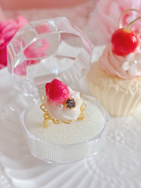 日本手工-可愛忌廉戒指