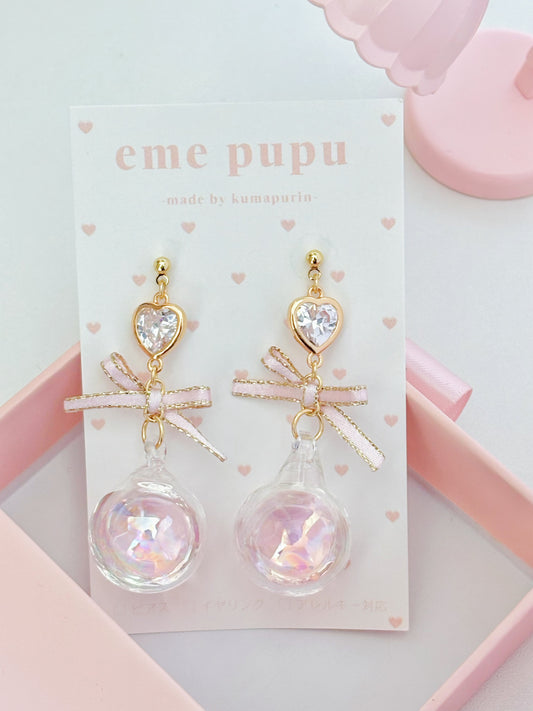 水汪汪公主耳環