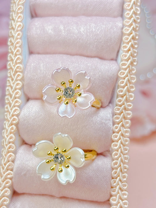 日本手作-櫻花造型戒指