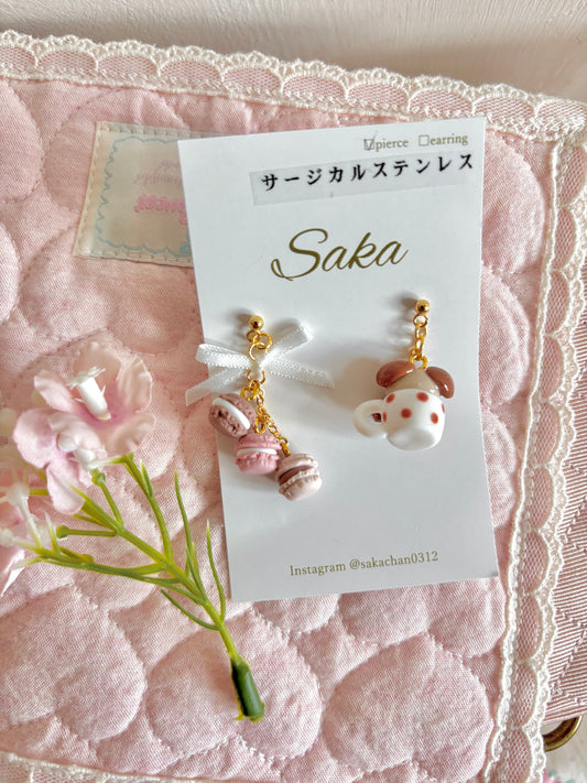 SAKA甜品玩味耳環