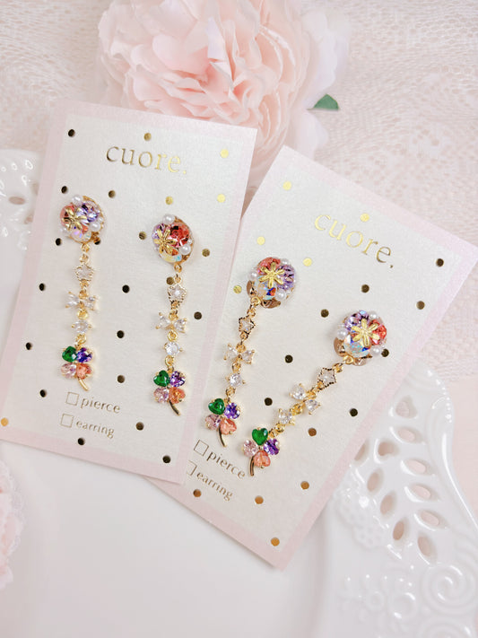 四葉草幸運耳針/耳夾