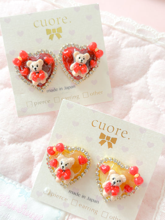 愛心造型耳環