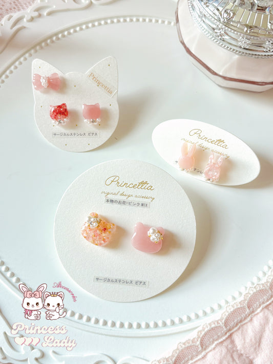 日本手工—可愛動物造型耳環