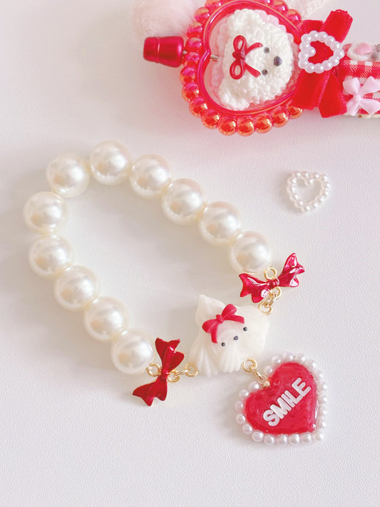 紅色可愛小狗手鏈