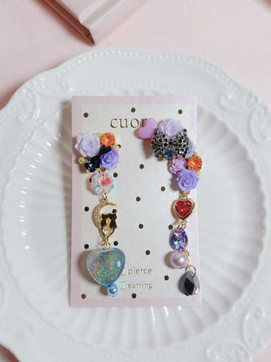 日本手作-萬聖節款式 (耳針+耳骨夾)