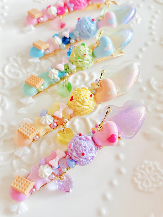 雪糕盛宴—夏日髮夾