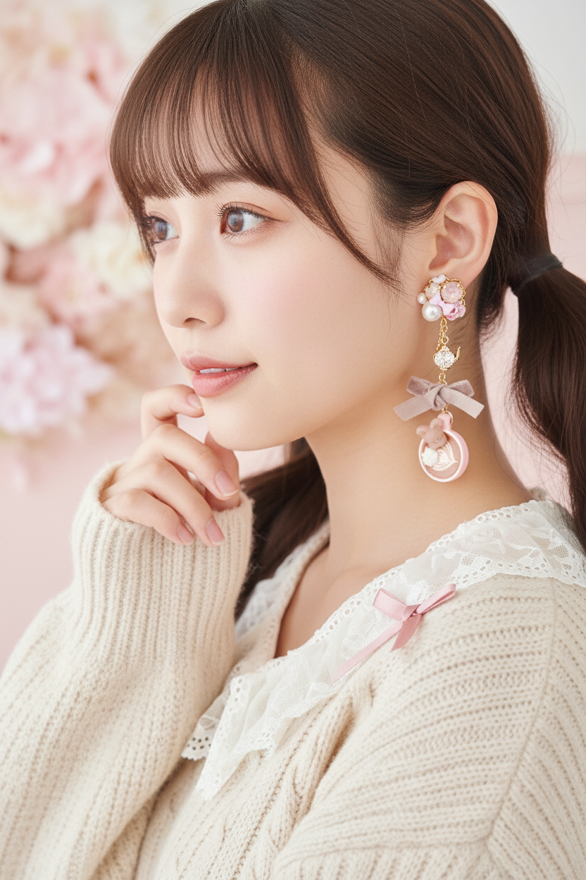 Princess Lady GRL 風格側耳特寫