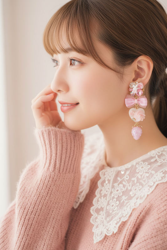 Princess Lady 耳環配戴圖