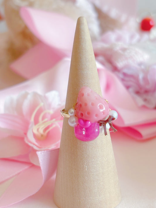 日本手工—Cuore草莓戒指