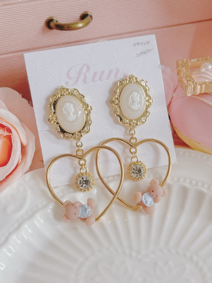 日本手工—日式復古小熊耳夾