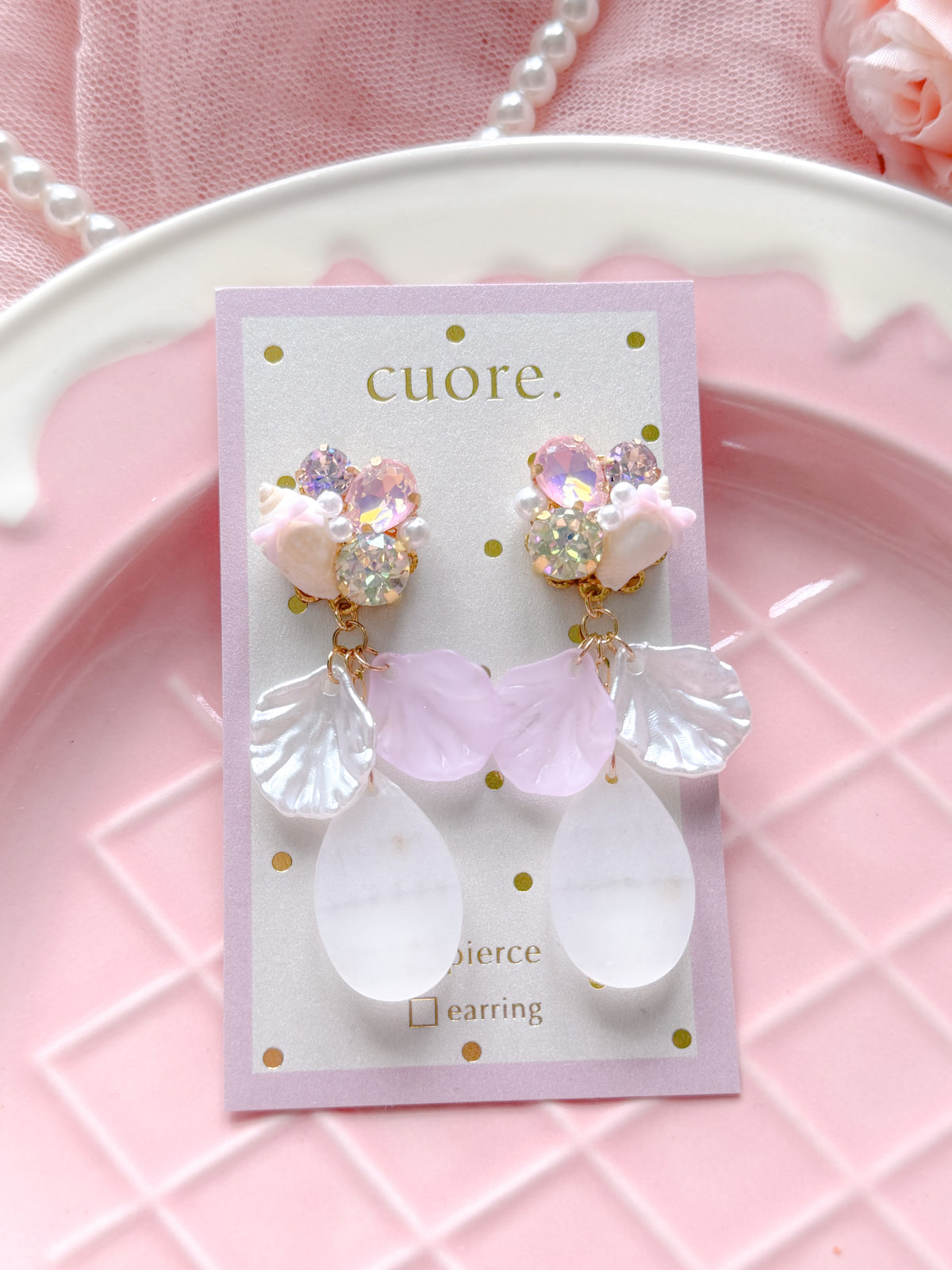 Cuore獨家 | 海洋仙子貝殼耳環