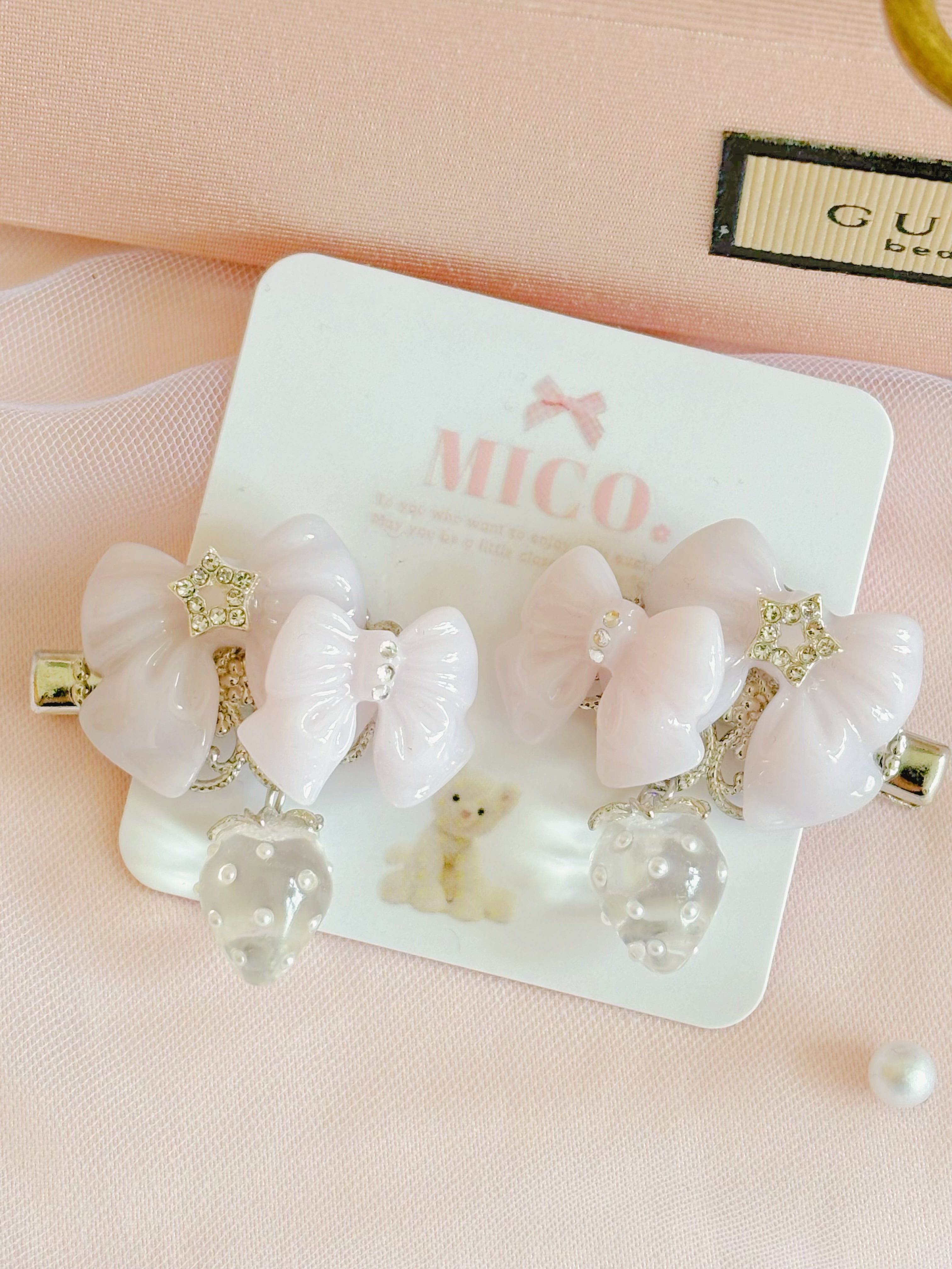 日本手工—MICO可愛蝴蝶結髮夾