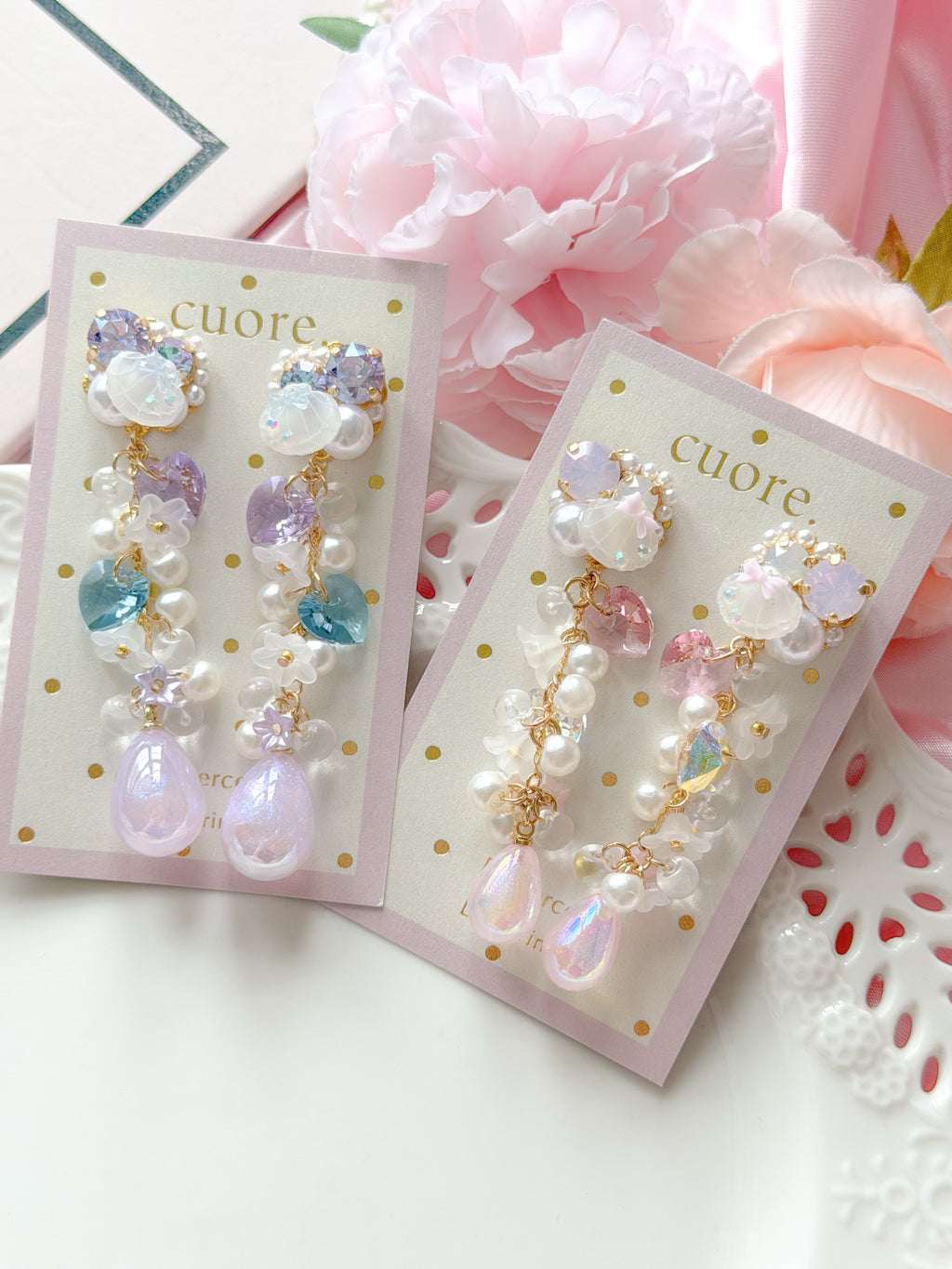 Cuore獨家｜幻彩仙子水晶耳環