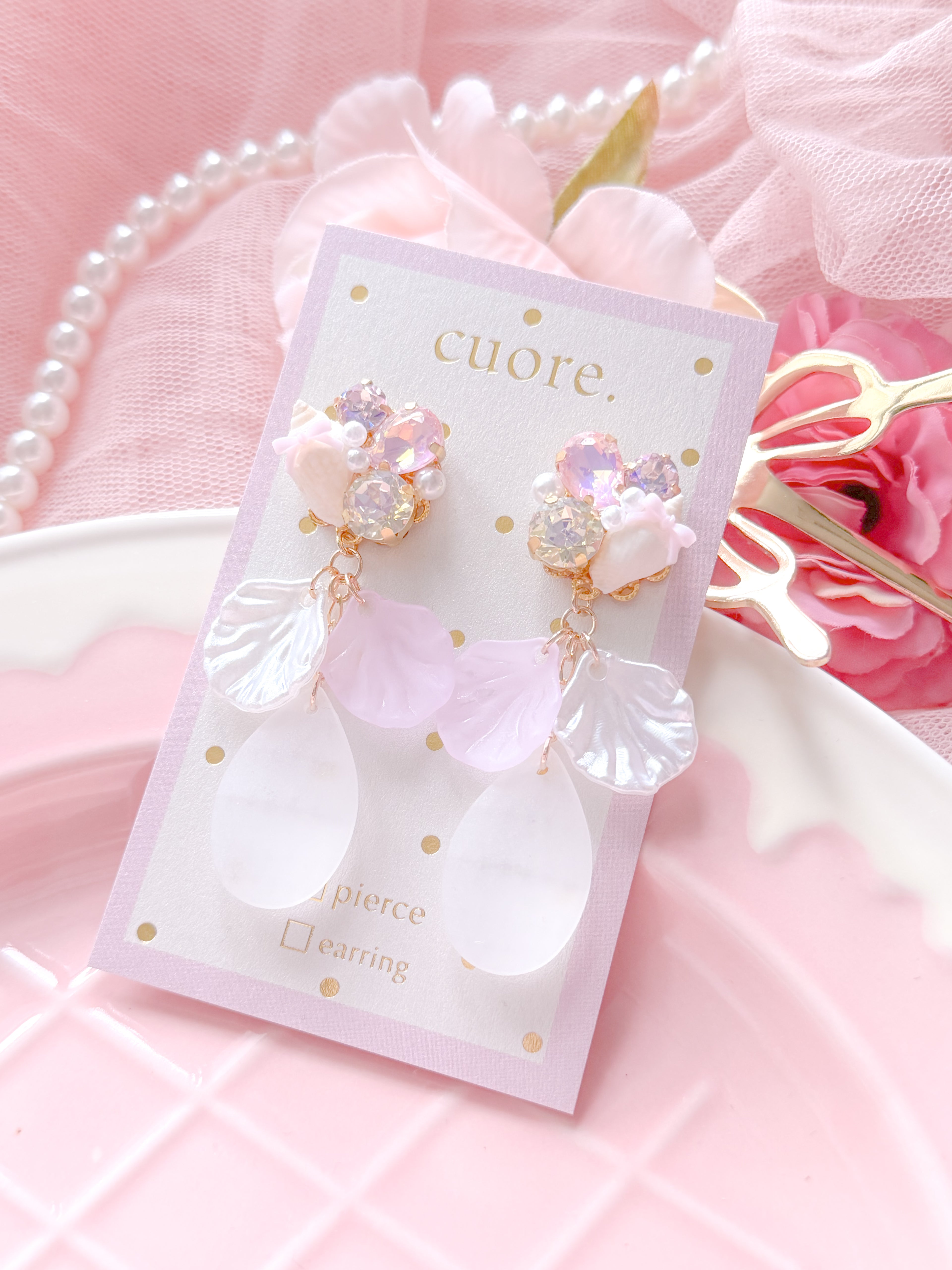 Cuore獨家 | 海洋仙子貝殼耳環