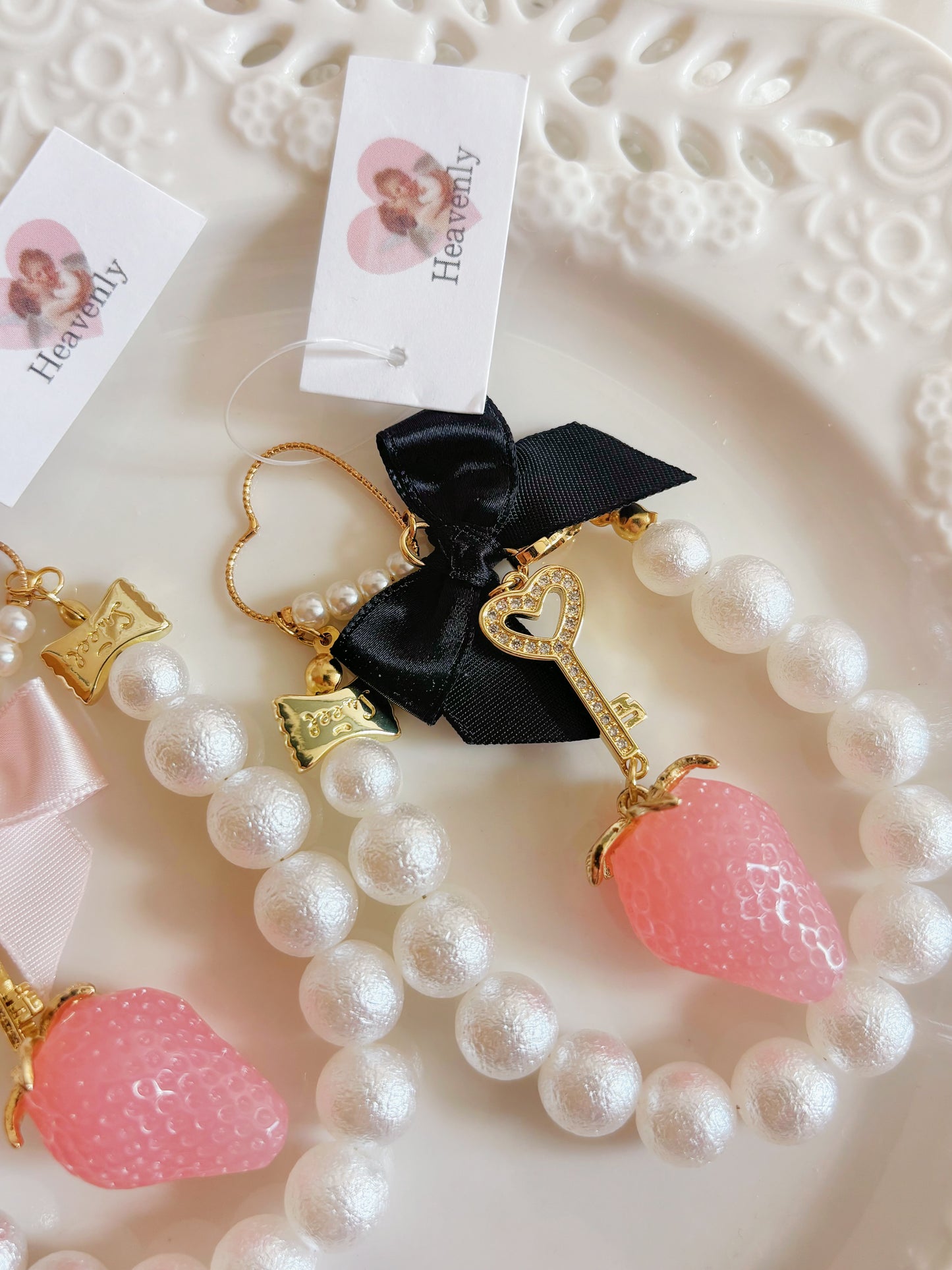 可愛公主大人草莓手鏈