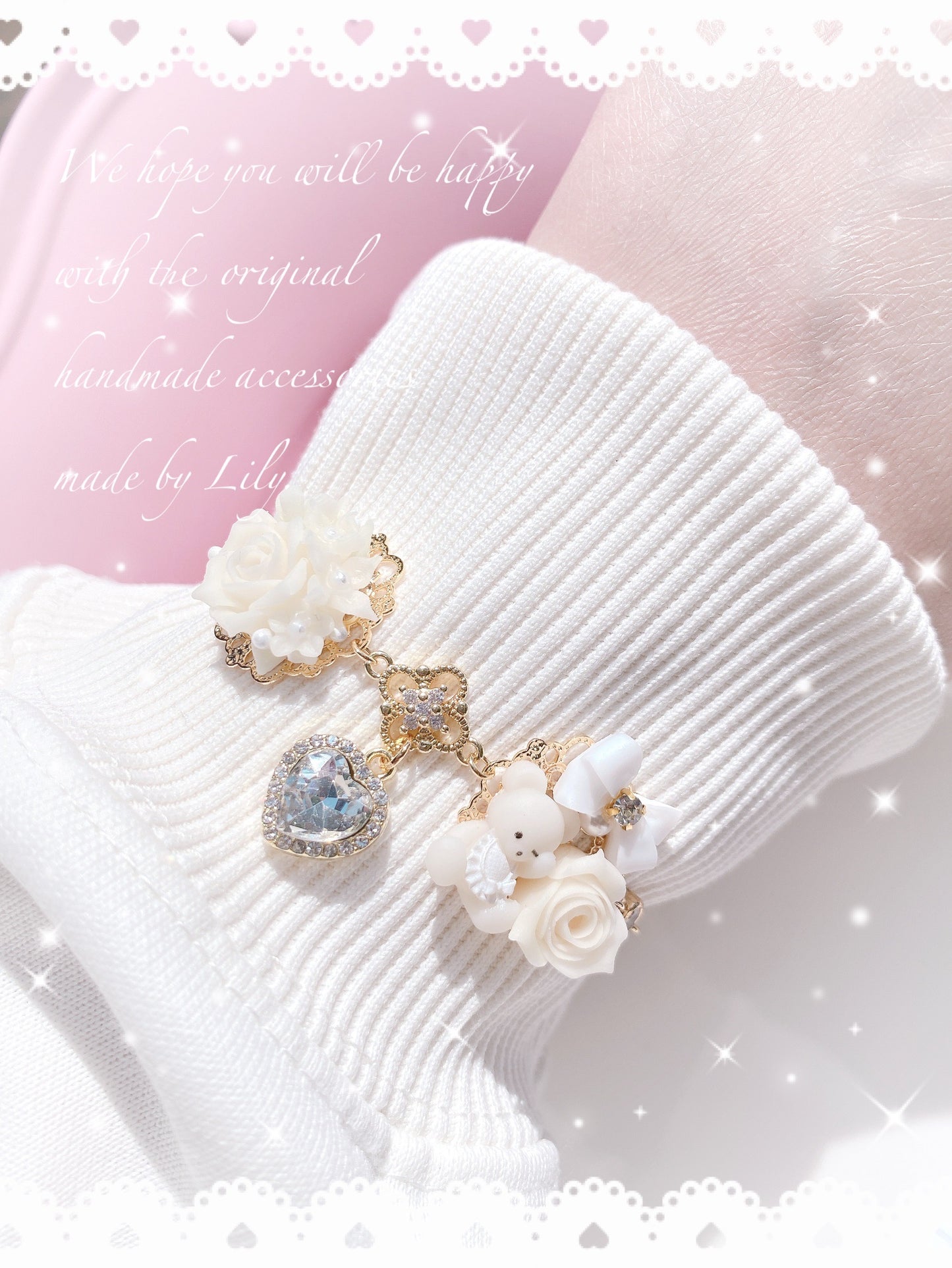 日本手工-Lily人氣可愛小熊手鏈