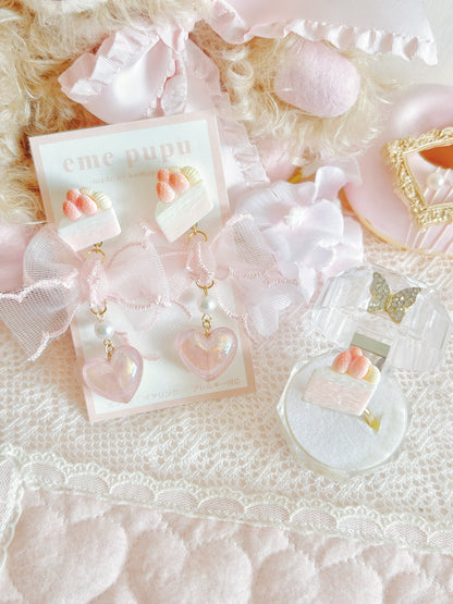 日本手工—草莓蛋糕戒指