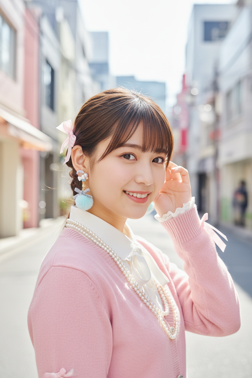 日本手工-熱銷款可愛小兔耳毛茸耳環