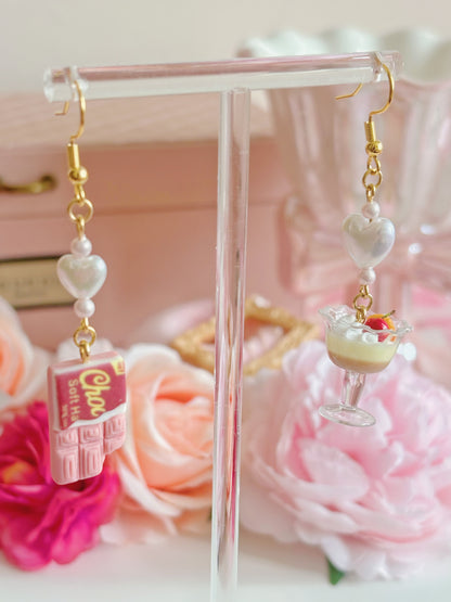 日本手工-甜品造型耳環