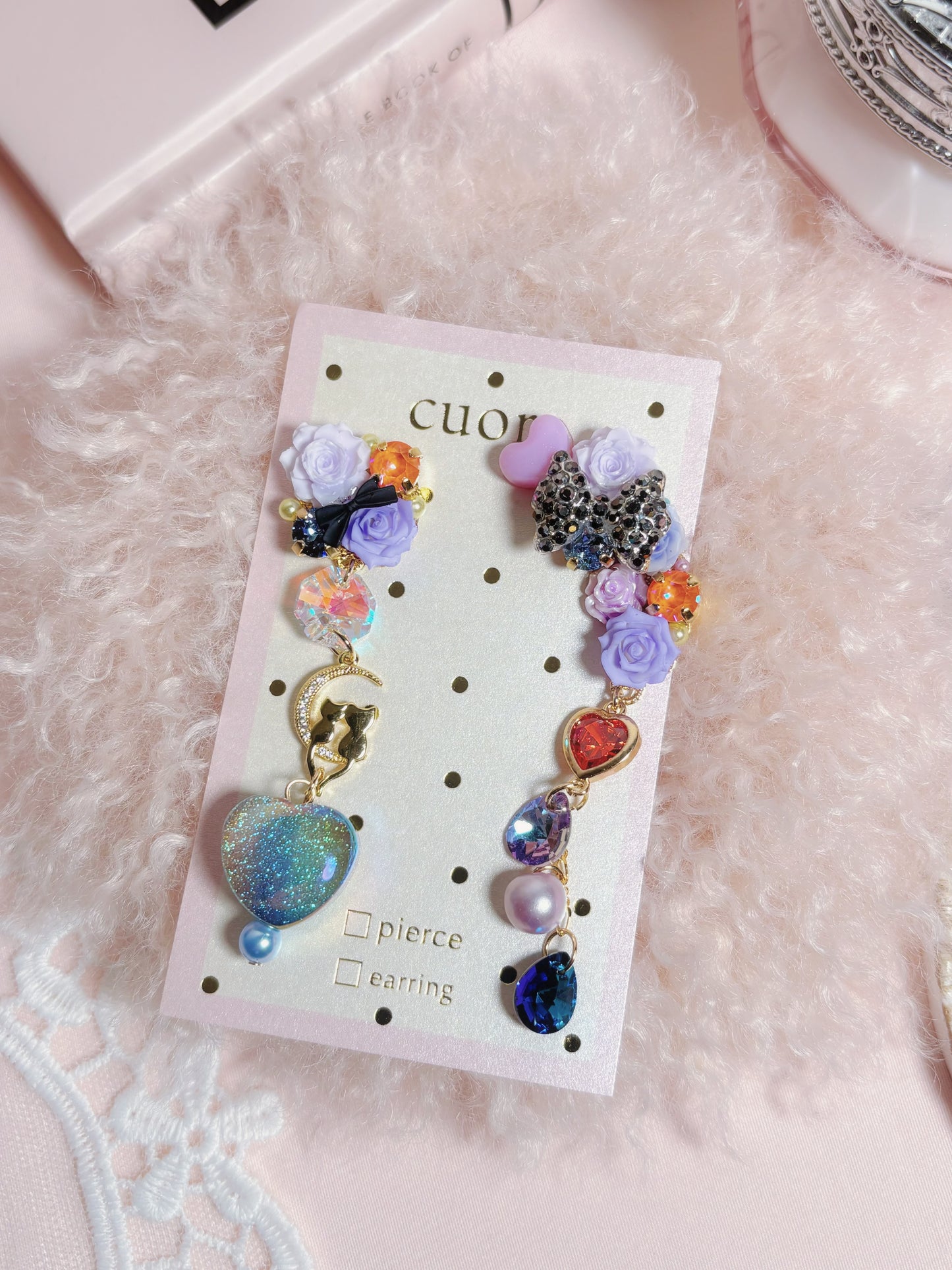 日本手作-萬聖節款式 (耳針+耳骨夾)