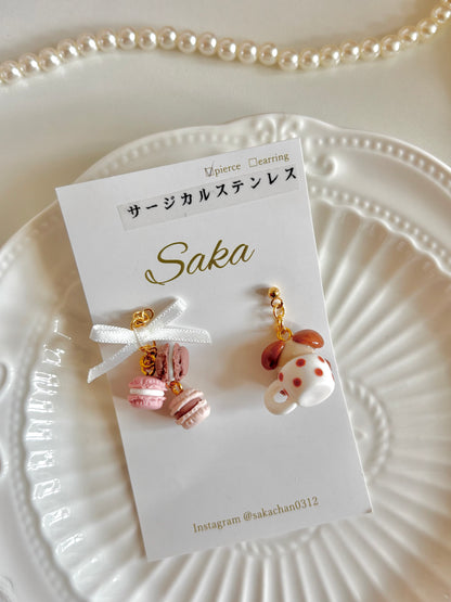 SAKA甜品玩味耳環