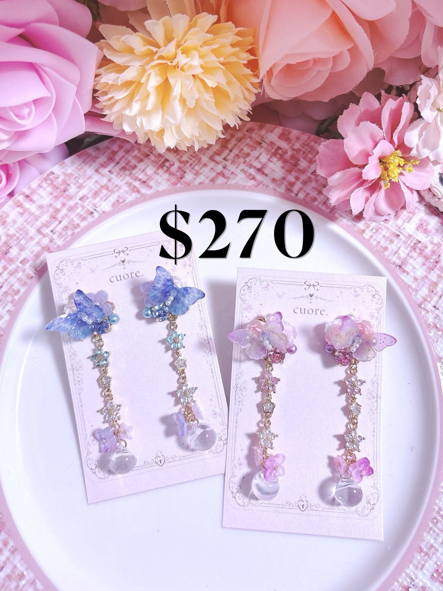 Princess Garden 系列耳環—花仙子耳環