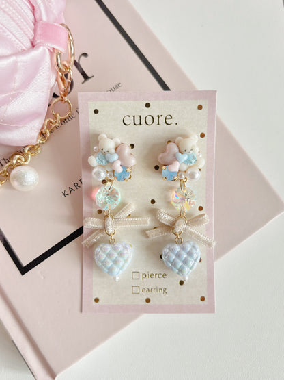 日本手工—Baby小熊可愛耳環