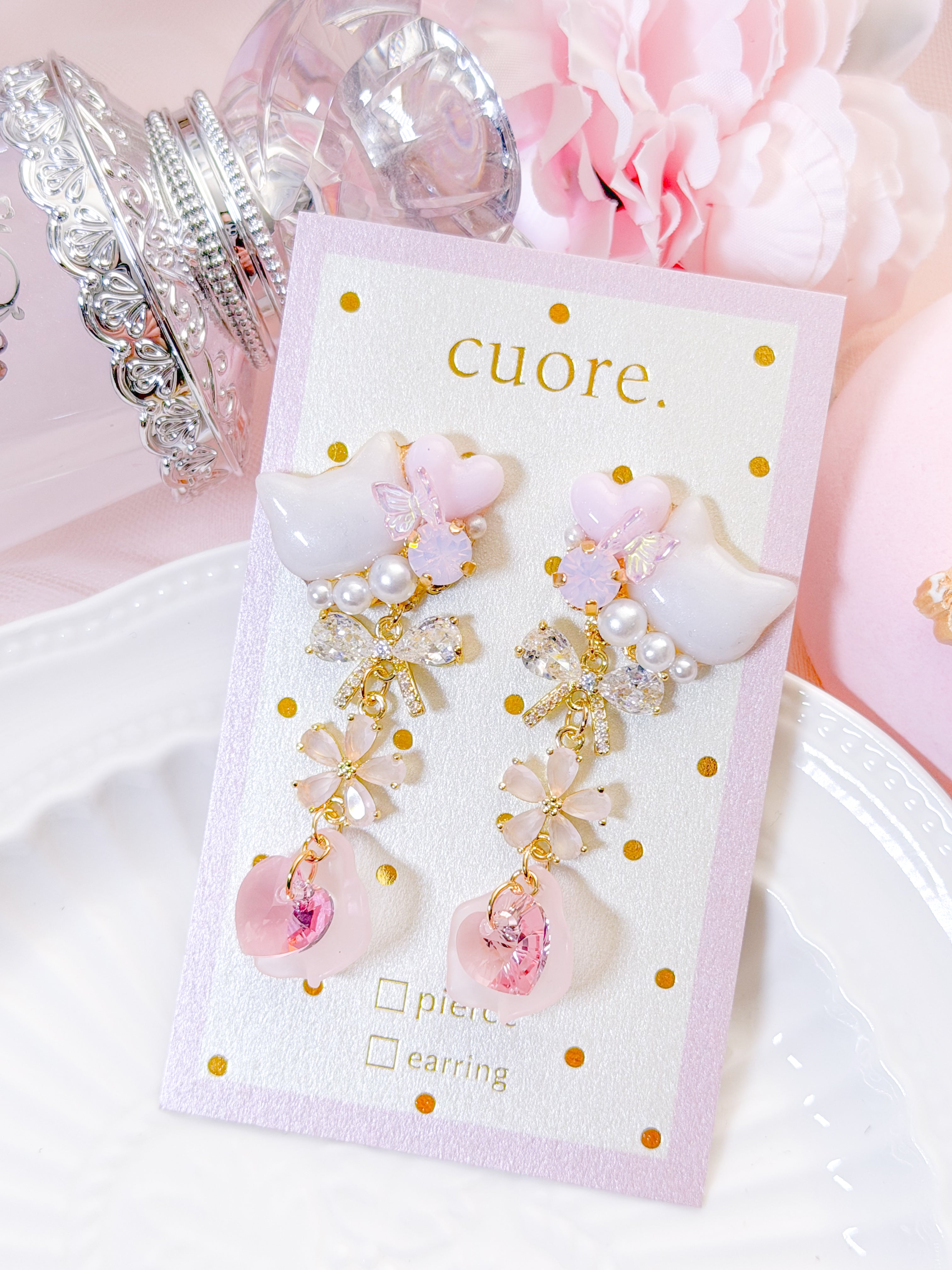 Cuore 獨家｜ Meow 花瓣耳環