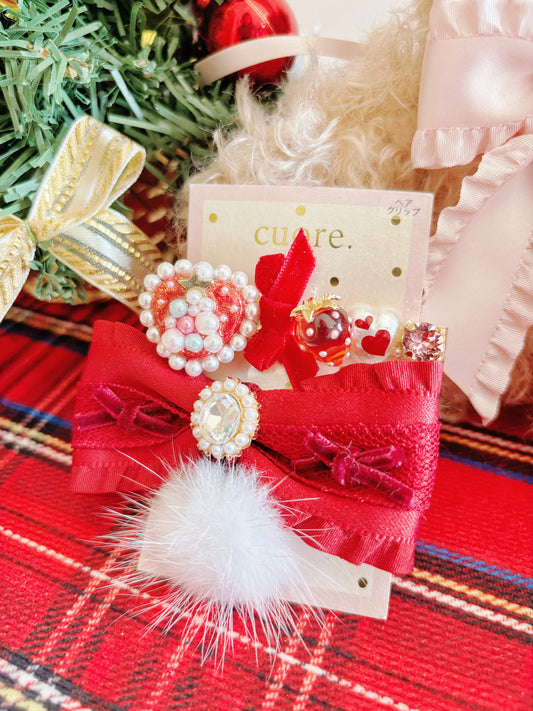 日本手工—限定聖誕樹髮夾