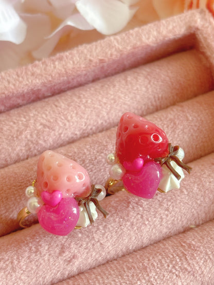 日本手工—Cuore草莓戒指