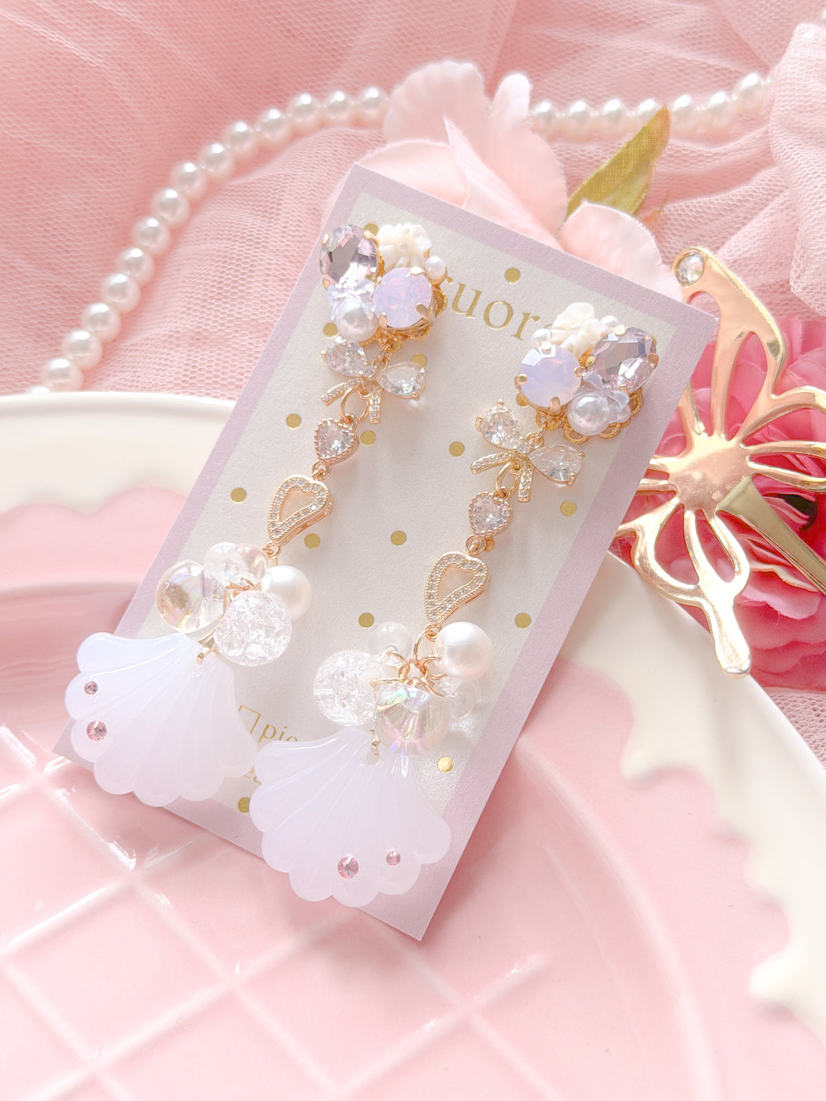 Cuore獨家 | 海洋仙子貝殼耳環