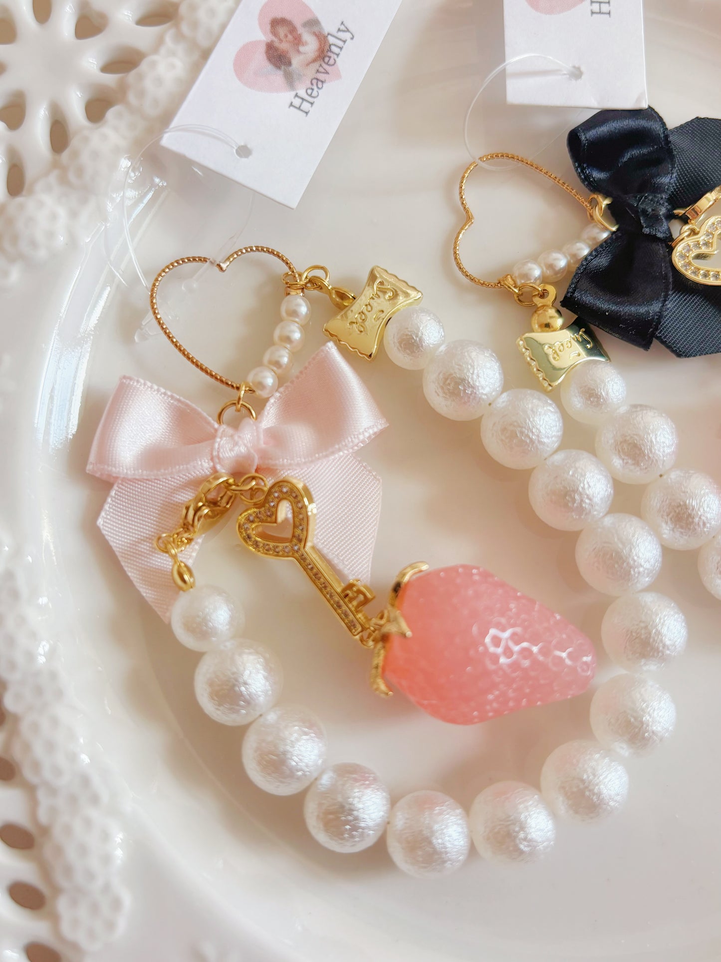 可愛公主大人草莓手鏈