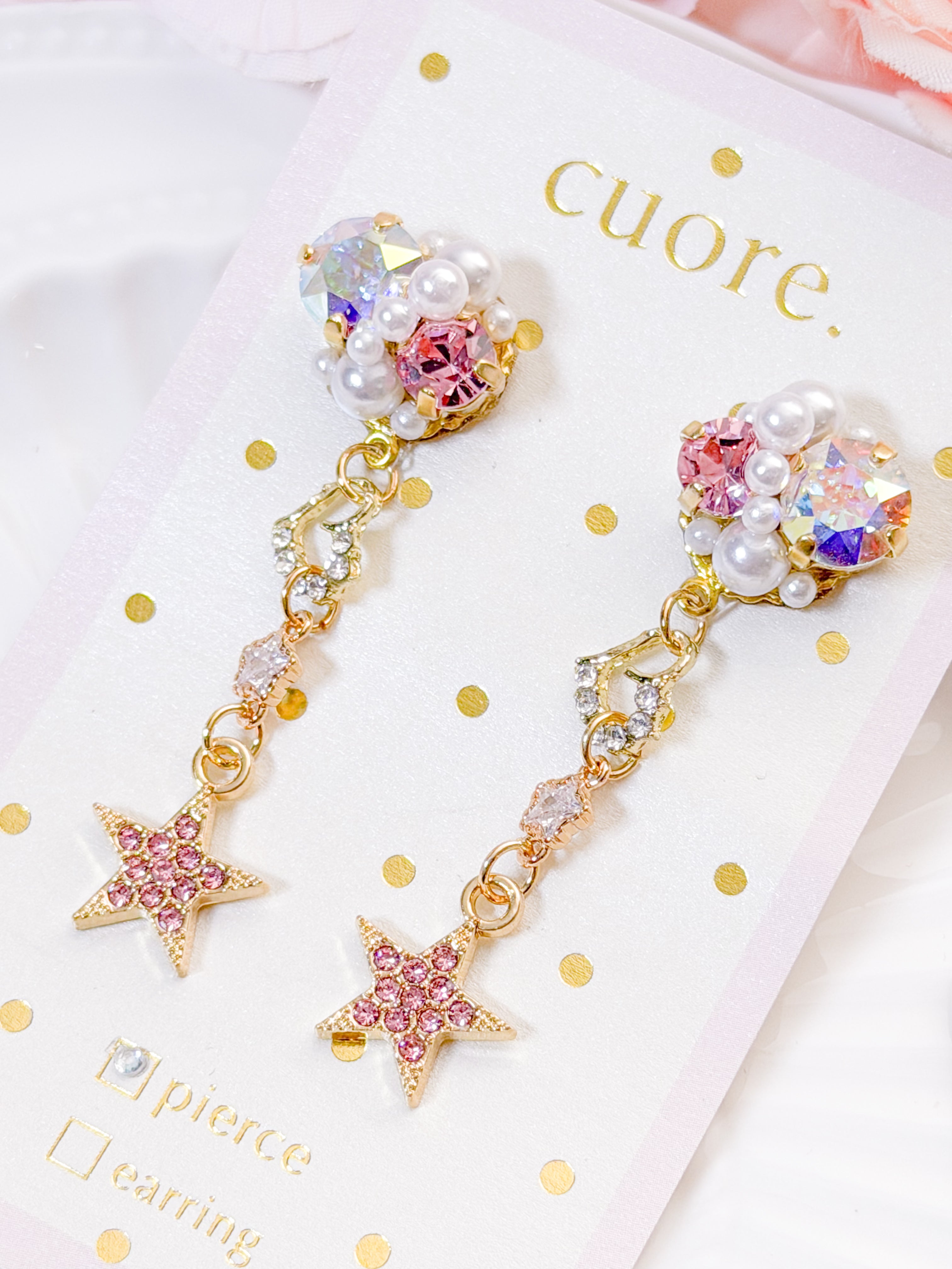 Cuore 獨家｜ 星空水晶耳環