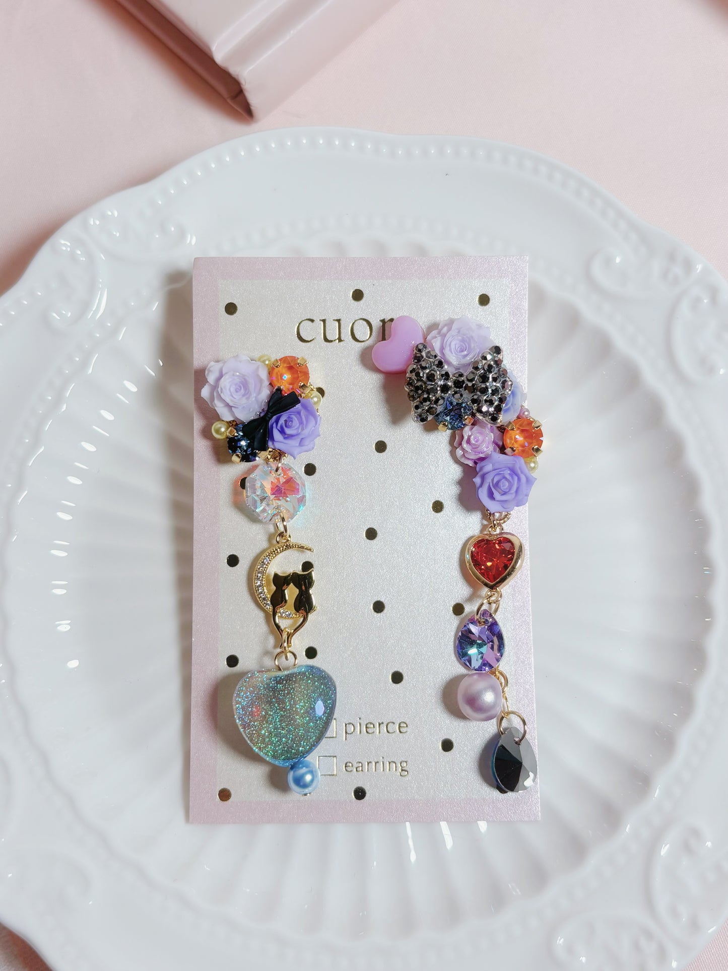 日本手作-萬聖節款式 (耳針+耳骨夾)