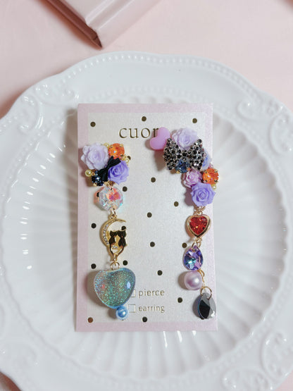 日本手作-萬聖節款式 (耳針+耳骨夾)