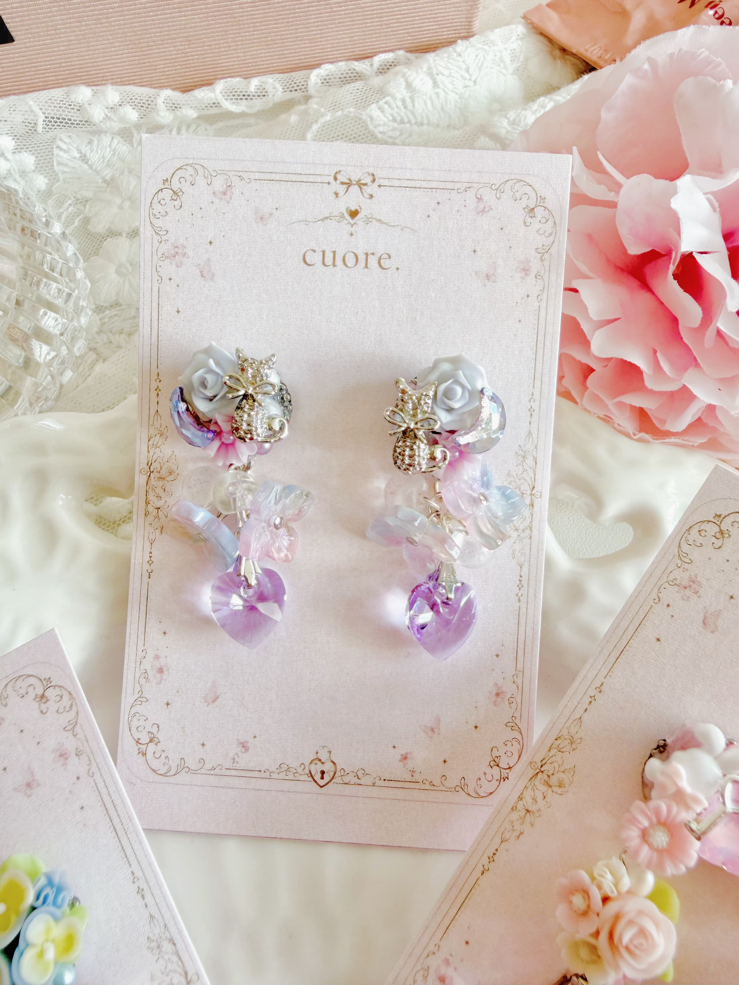 Cuore| 晨曦冰晶系列耳環