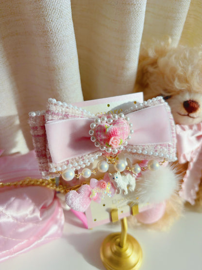 日本手工—香港限定可愛貓咪毛毛髮夾