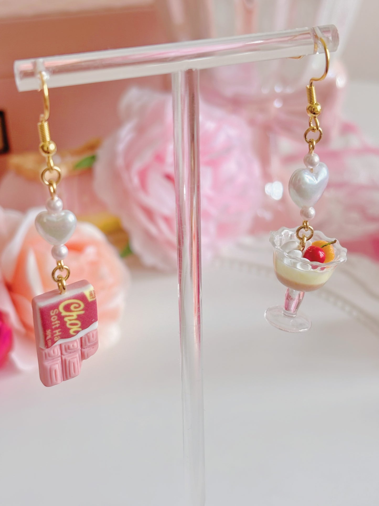 日本手工-甜品造型耳環