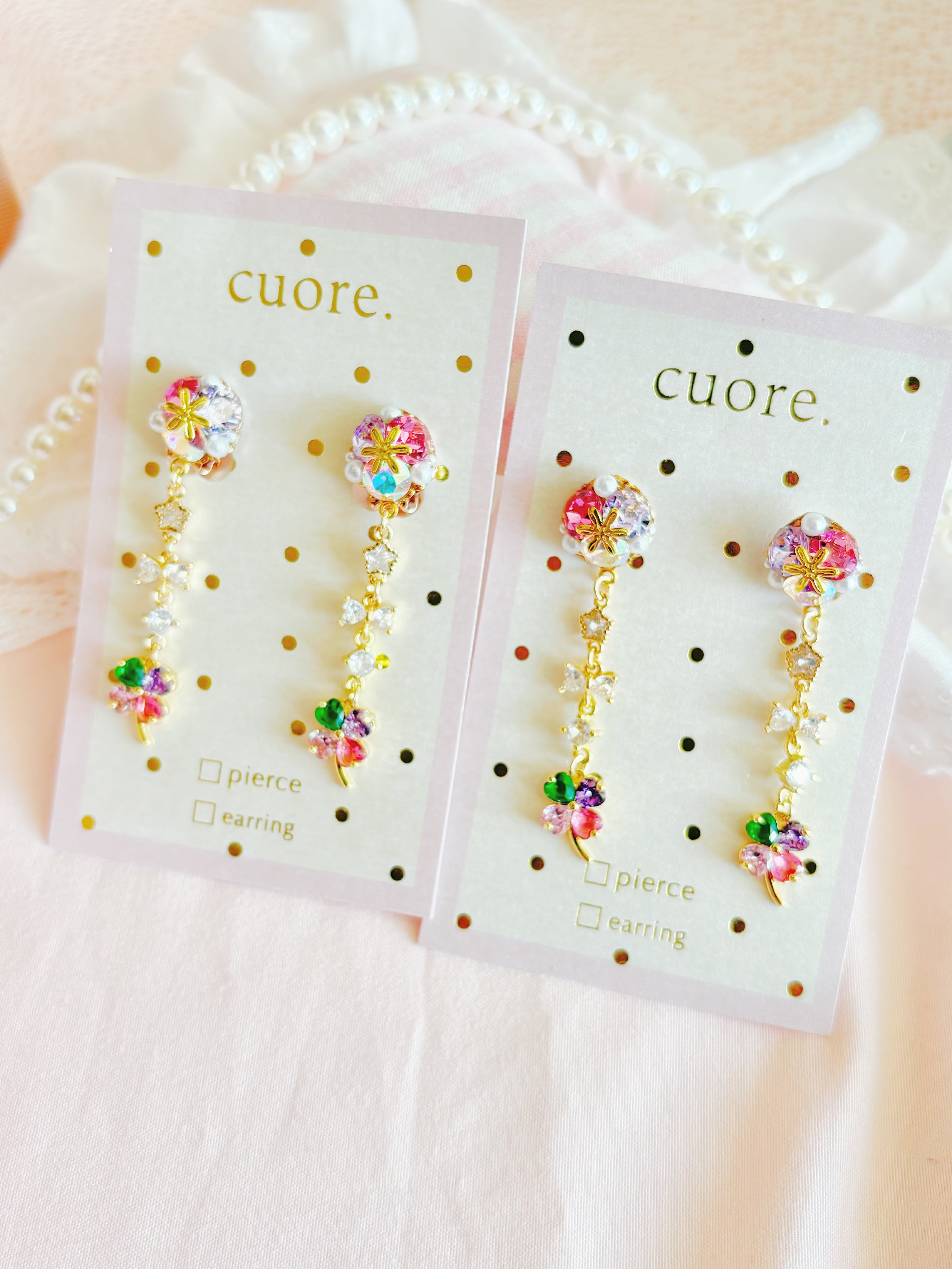 四葉草幸運耳針/耳夾