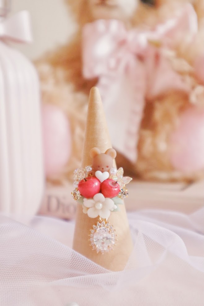 日本手工 | LILY小熊可愛造型戒指