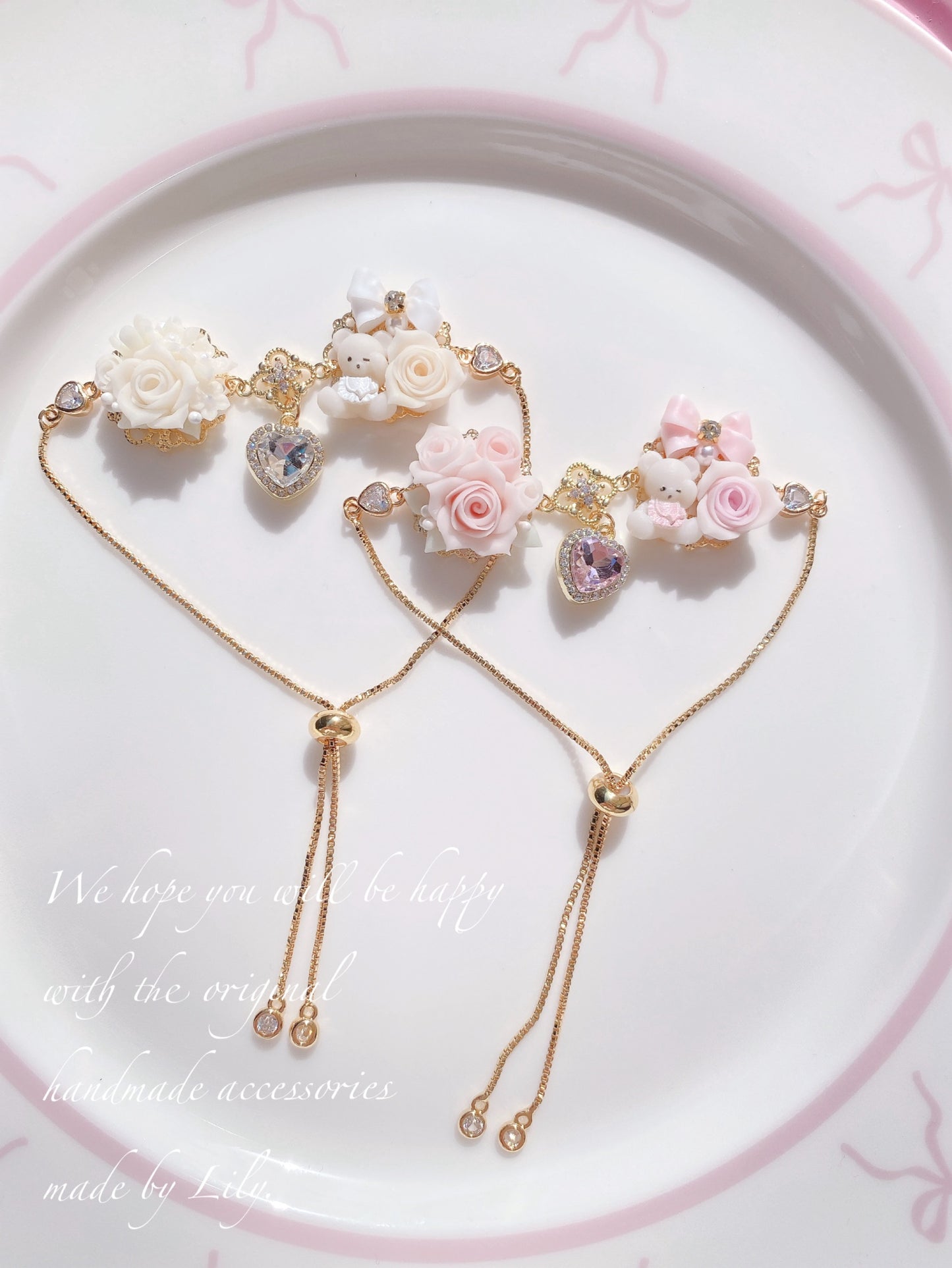 日本手工-Lily人氣可愛小熊手鏈