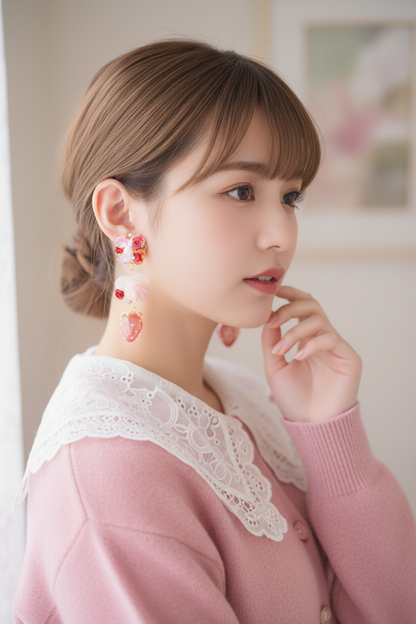 Princess Lady 耳環配戴圖