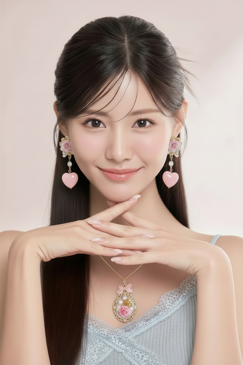 Princess Lady 模特兒頸鏈放大版