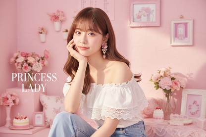 Princess Lady 粉色系廣告圖